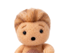 Harvie mascot peeking